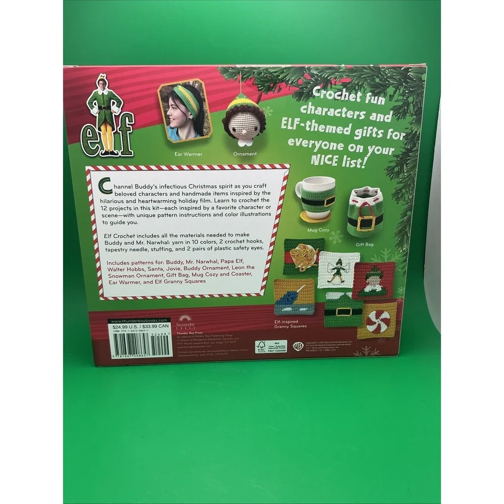 Elf Crochet, Complete Set to Make 12‎ Elf-Inspired Gifts. BRAND NEW
